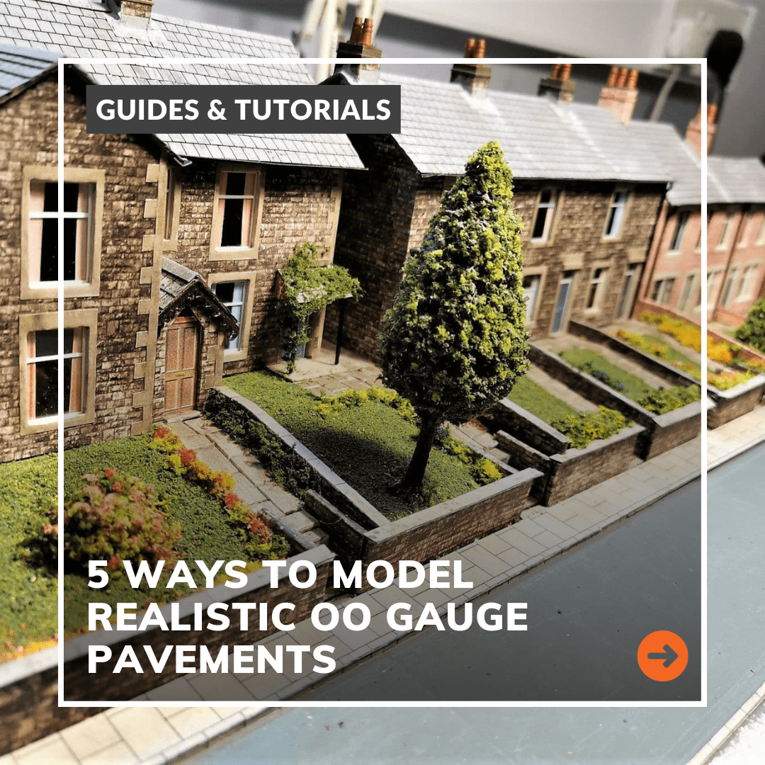 OO Gauge Pavement - Five Ways To Realistically Better – Scale Model Scenery
