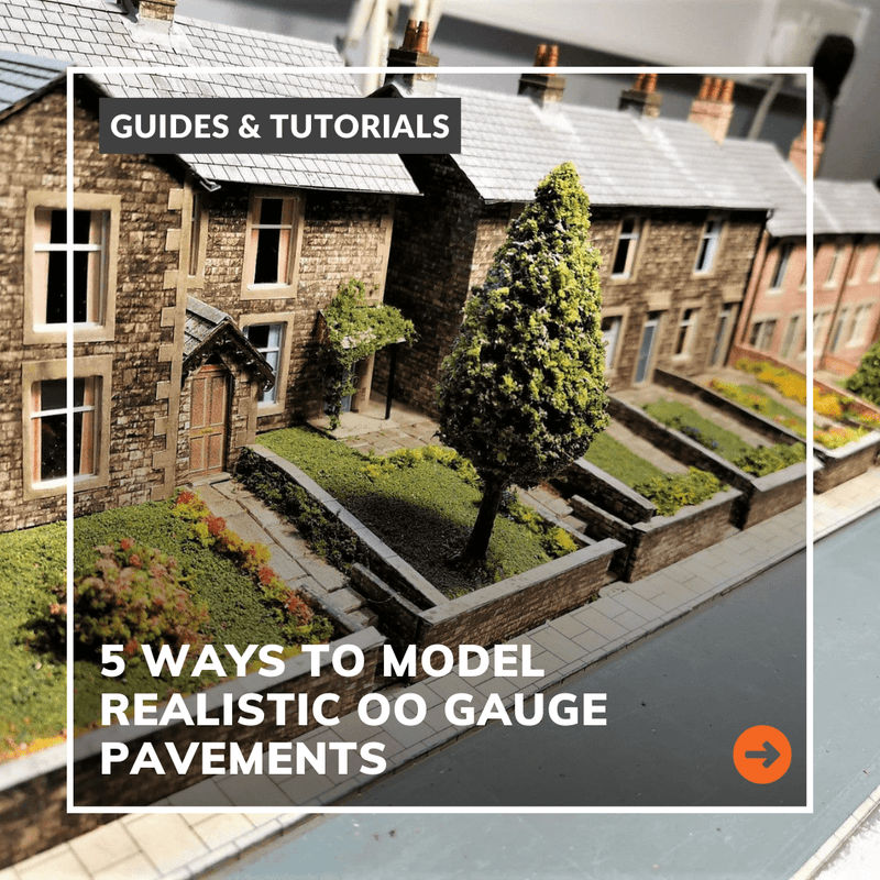 OO Gauge Pavement - Five Ways To Realistically Better – Scale Model Scenery