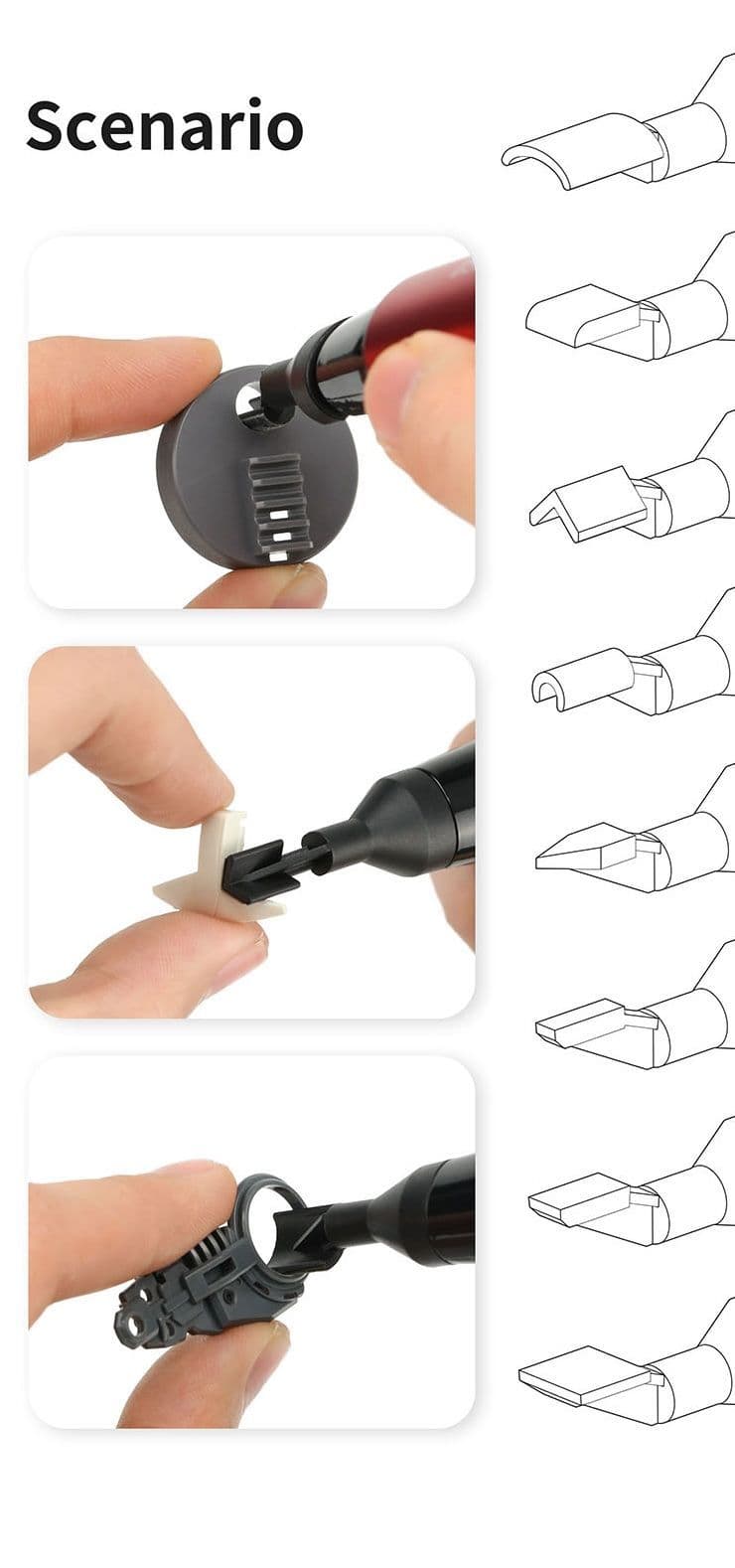 DS035 Dspiae ES-A &Illusive Shadows& Reciprocating Sander – Scale Model ...